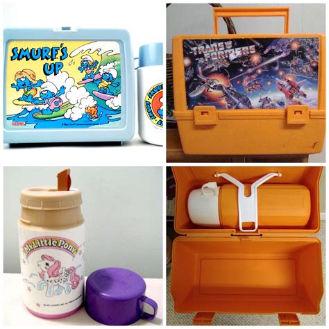 plastic lunch box 80s